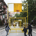 The Yellow Pavilion / Architecture for Humans - Exterior Photography, Temporary Installations