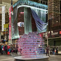 La instalación Heart Squared, diseñada por MODU y Eric Forman, se inaugura en Times Square - Imagen 1 de 4