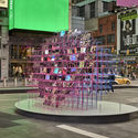 Heart Squared Installation, Designed by MODU and Eric Forman, Opens in Times Square - Image 3 of 4