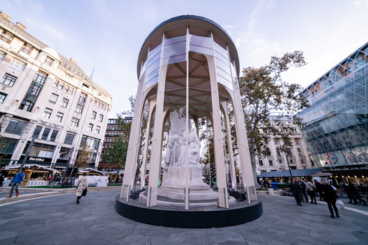 Art Shield Statue Conservation Pavilion / Hello Wood - Exterior Photography