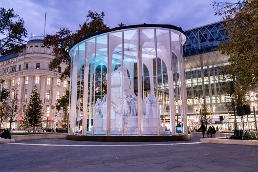 Art Shield Statue Conservation Pavilion / Hello Wood - Exterior Photography, Facade