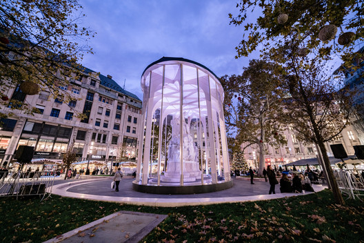 Art Shield Statue Conservation Pavilion / Hello Wood - Exterior Photography, Arch