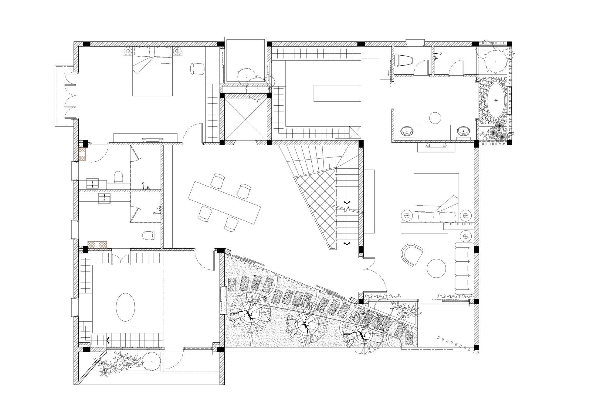 Gallery of Terraced Field House / QBi Corp. 22