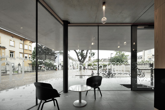 TreeHugger Tourist Information Office / MoDusArchitects - Interior Photography, Glass