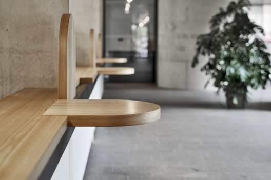 TreeHugger Tourist Information Office / MoDusArchitects - Interior Photography, Wood