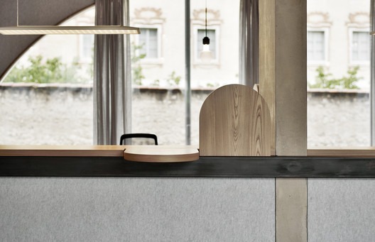 TreeHugger Tourist Information Office / MoDusArchitects - Interior Photography, Wood