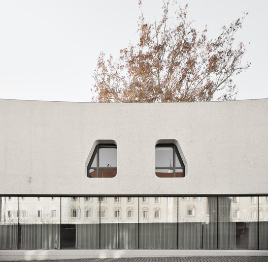 TreeHugger Tourist Information Office / MoDusArchitects - Exterior Photography, Concrete