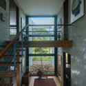 House in a Garden / Studio Lotus - Interior Photography, Residential, Facade, Beam, Handrail, Balcony, Stairs, Table