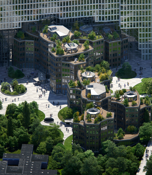MVRDV revela imagens do complexo de escritórios Tripolis em Amsterdã - Mais Imagens