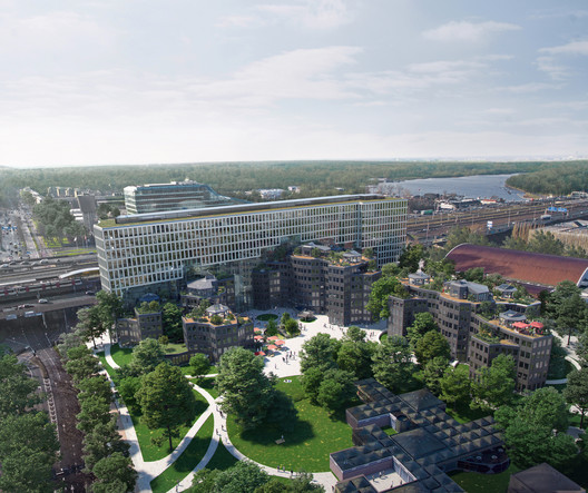 MVRDV Unveils Images of the Tripolis Office Complex in Amsterdam MVRDV Unveils Images of the Tripolis Office Complex in Amsterdam - Image 5 of 12
