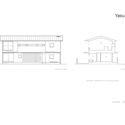 Elevation - Yasu House / Hearth Architects: Nh&agrave; ở 2 tầng ở dưới ch&acirc;n n&uacute;i thiết kế view rộng v&agrave; tho&aacute;ng