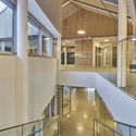 Adolfsbergsskolan School / LLP Arkitektkontor - Interior Photography, Stairs, Glass, Handrail