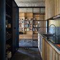 1110 apartment / Atelier 12 - Interior Photography, Closet, Shelving, Beam
