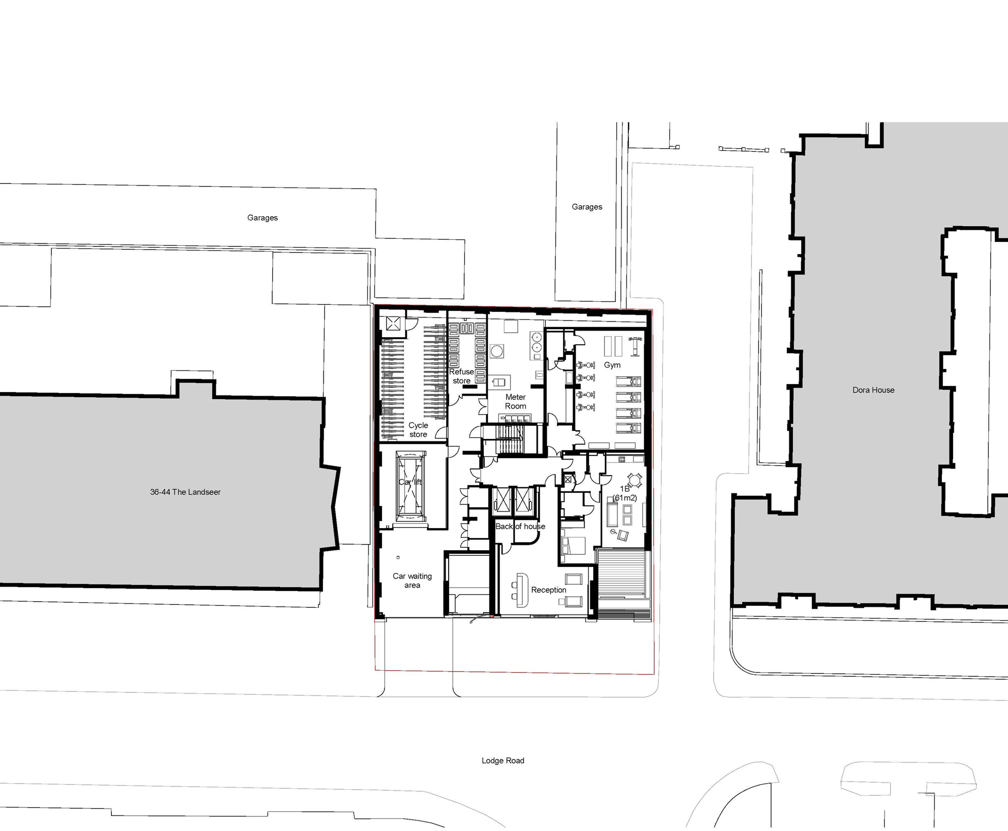 Compton Building Gallery of The Compton Residential Building / Simon Bowden Architecture ...