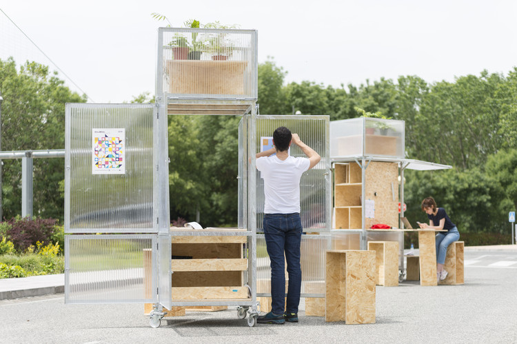 Center Totems Installation / Orekari Estudio + Enter This - Interior Photography, Installation