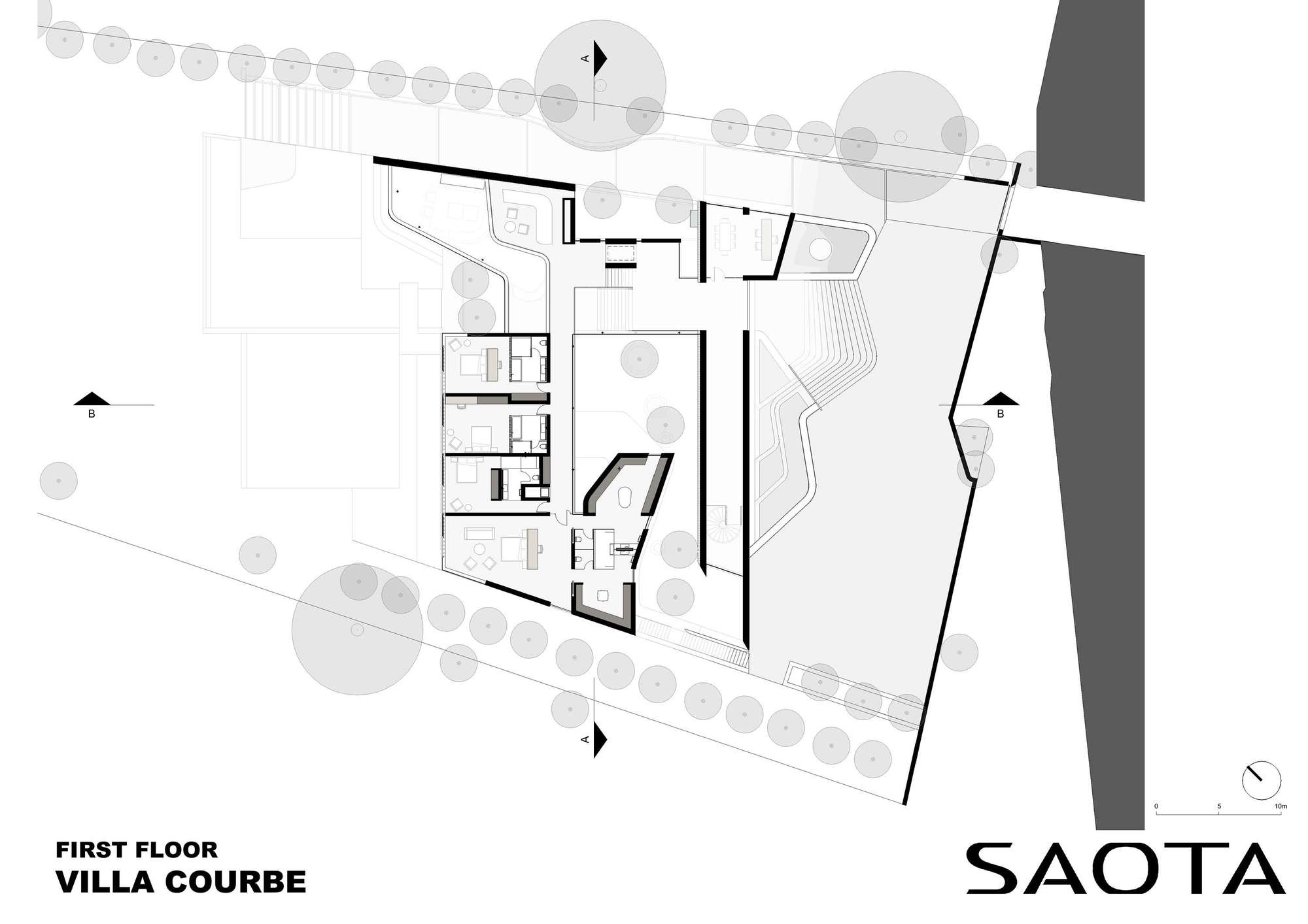 Gallery Of Villa Courbe Saota 29