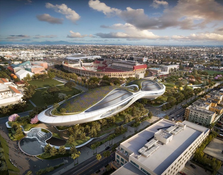 Lucas Museum's Steel Frame Takes Shape in Los Angeles - Featured Image