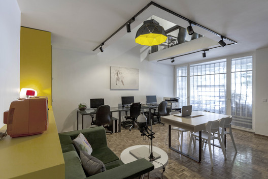 Soheil Office / Raavi Studio - Interior Photography, Table, Chair, Lighting, Windows