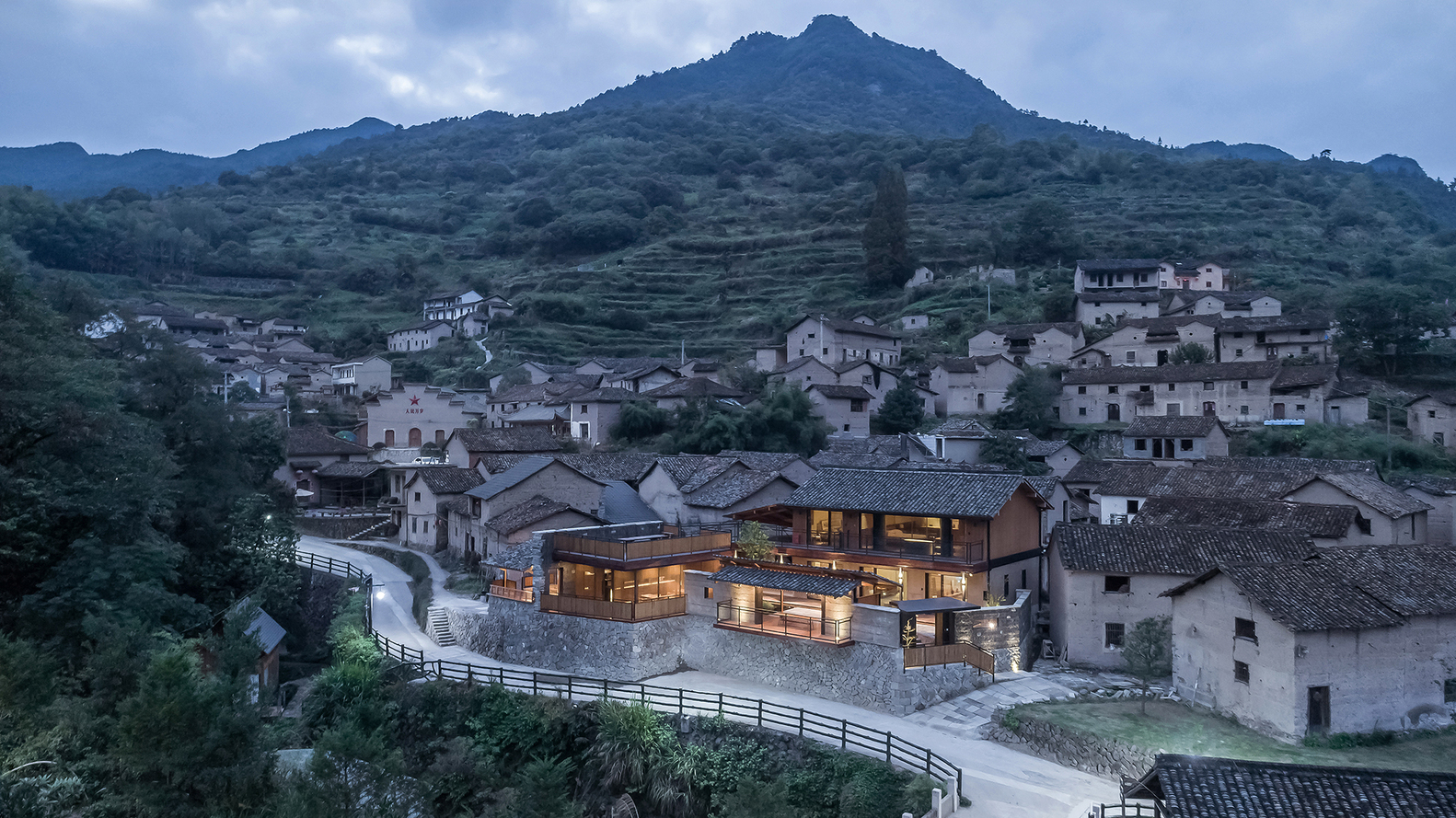 武义梁家山清啸山居民宿 / 尌林建筑设计事务所 - 建筑图