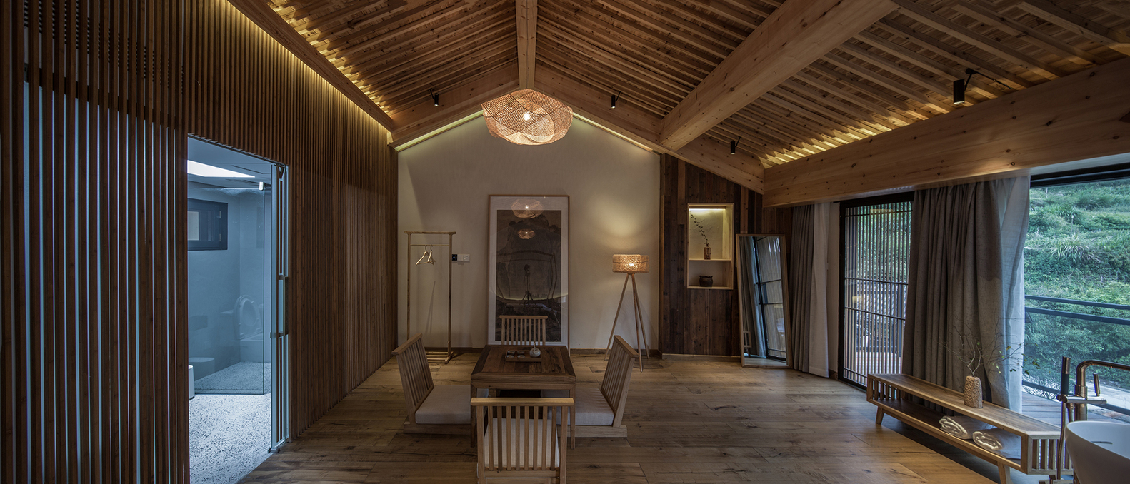 武义梁家山清啸山居民宿 / 尌林建筑设计事务所 - 室内图