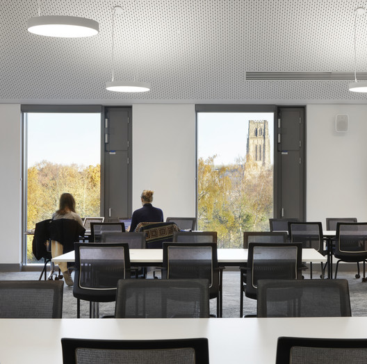 Lower Mountjoy Teaching and Learning Centre / FaulknerBrowns Architects - Interior Photography, Living Room, Glass