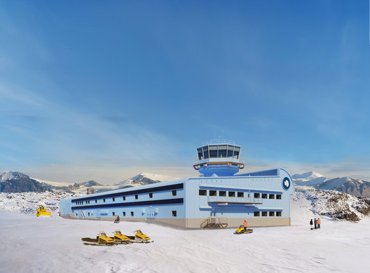 Construction Works Begin on Hugh Broughton's Discovery Building at Rothera Research Station in Antarctica Construction Works Begin on Hugh Broughton's Discovery Building at Rothera Research Station in Antarctica - Image 3 of 3