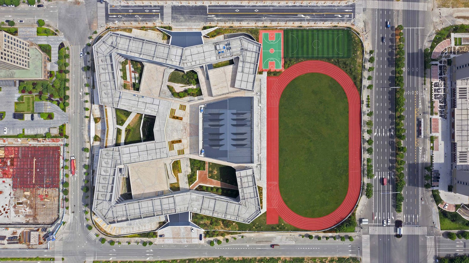 宁波市江北区甬江实验学校 / DC国际 - 图纸, 拱