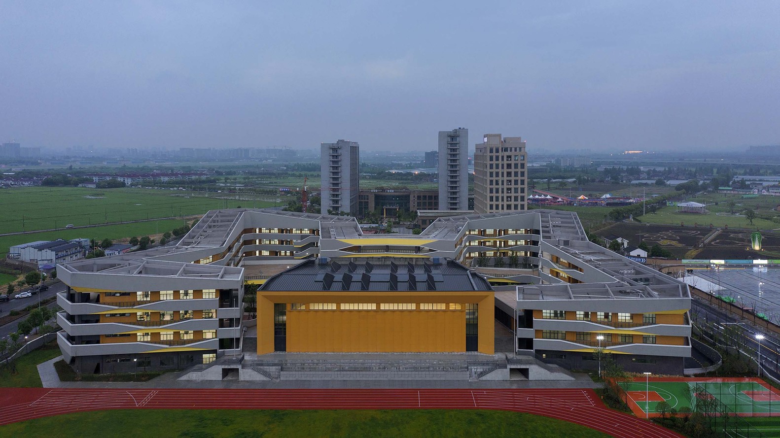 宁波市江北区甬江实验学校 / DC国际 - 建筑图, 表皮