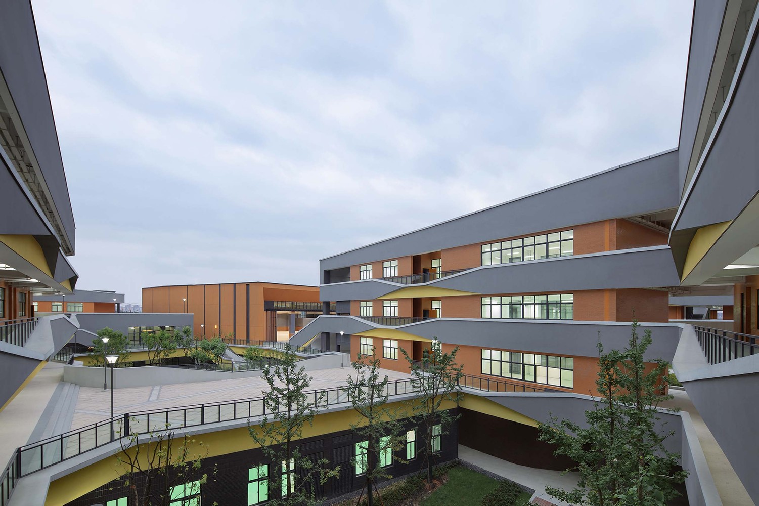 宁波市江北区甬江实验学校 / DC国际 - 建筑图, 表皮