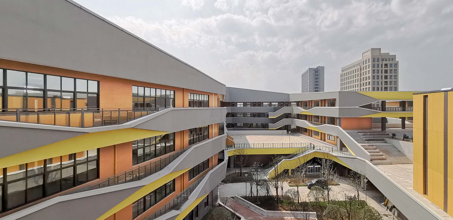 宁波市江北区甬江实验学校 / DC国际 - 建筑图, 表皮