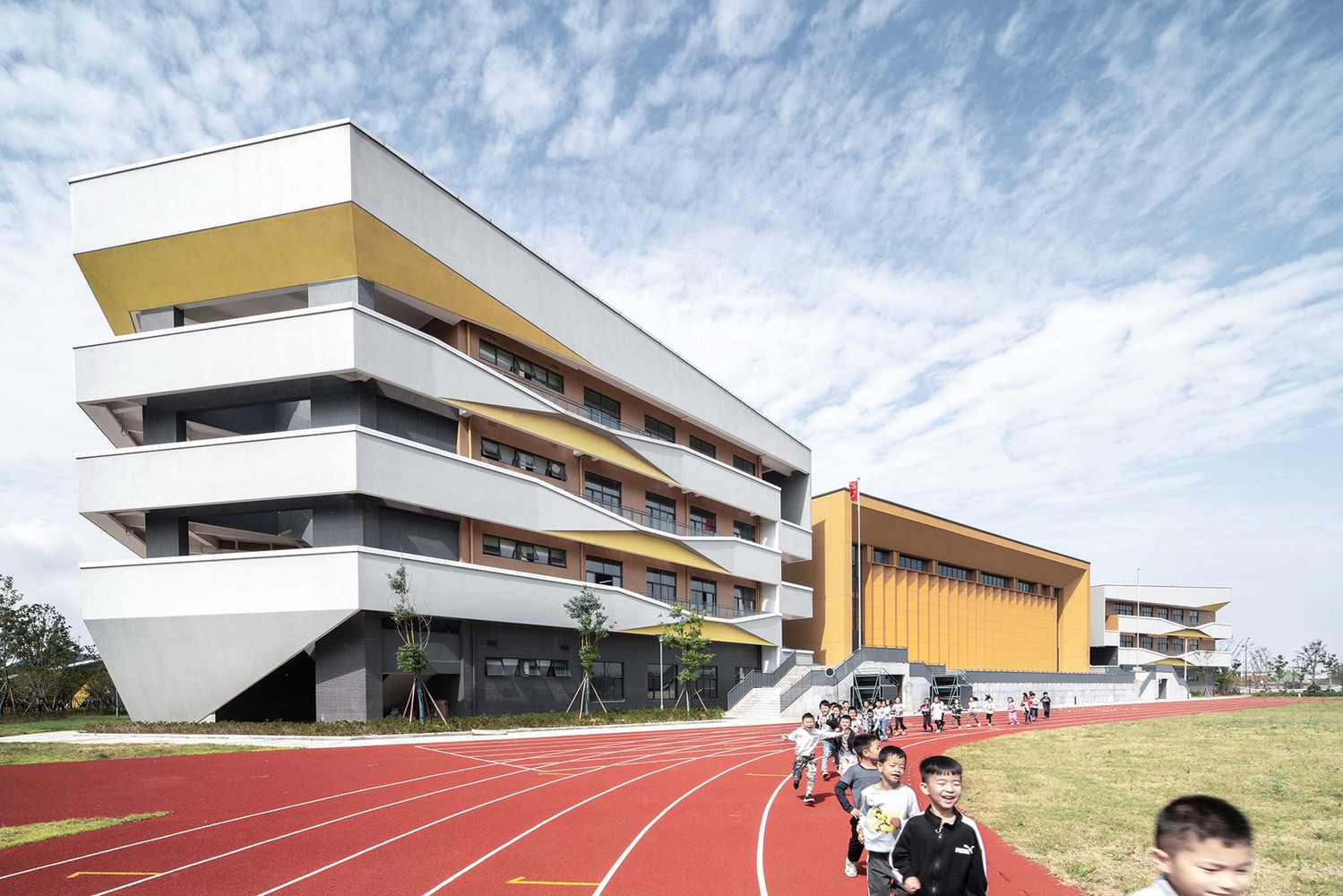 宁波市江北区甬江实验学校 / DC国际 - 建筑图, 表皮