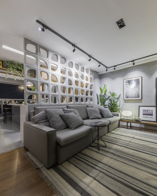 Cobogó Apartment / Pietro Terlizzi Arquitetura - Interior Photography, Living Room, Wood