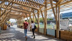 卡诺循环遮阳屋，可再生木材应用 / WAO