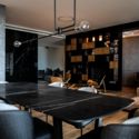 Francis Apartment / Hatch Architects & Planners - Interior Photography, Apartment Interiors, Kitchen, Table, Chair, Lighting