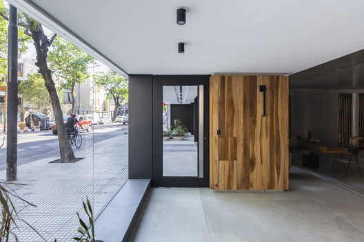 AER La Pampa Building / Cubero Rubio - Interior Photography, Wood, Door