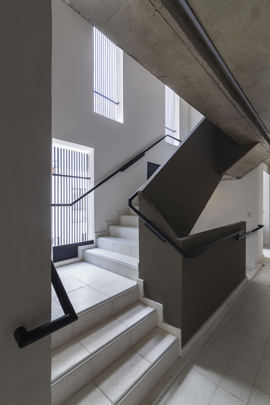 AER La Pampa Building / Cubero Rubio - Interior Photography, Stairs, Handrail