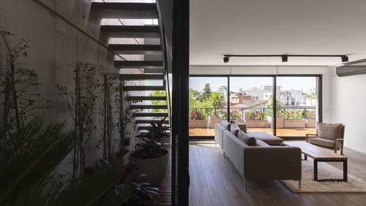 AER La Pampa Building / Cubero Rubio - Interior Photography, Living Room, Wood