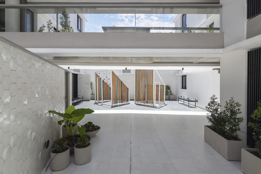 AER La Pampa Building / Cubero Rubio - Interior Photography, Kitchen, Concrete