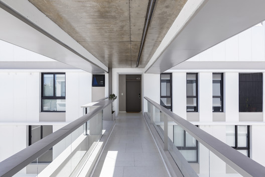 AER La Pampa Building / Cubero Rubio - Interior Photography, Kitchen, Handrail