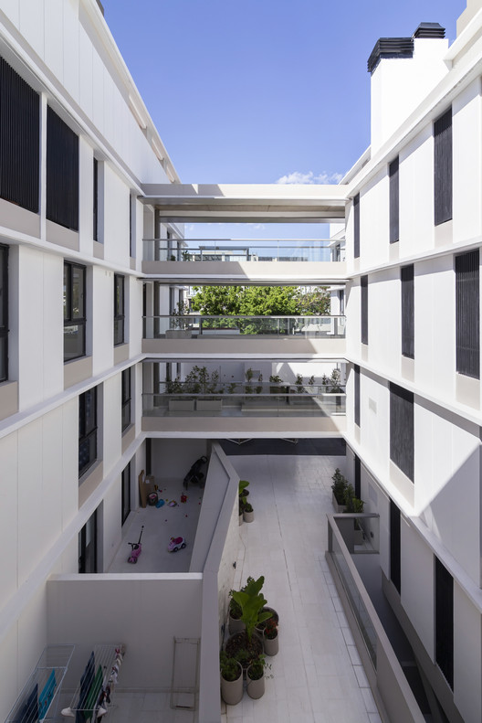 AER La Pampa Building / Cubero Rubio - Exterior Photography, Courtyard
