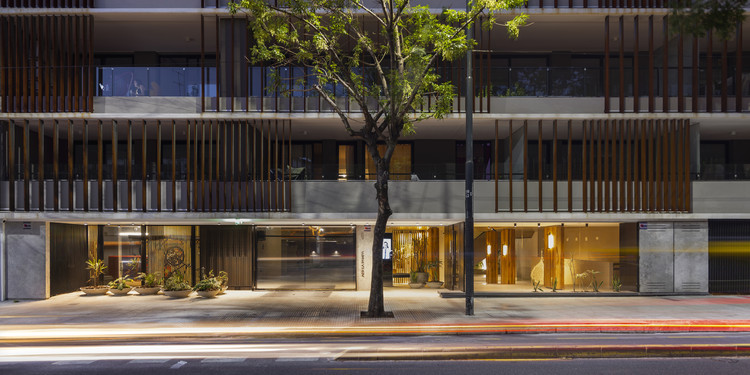 AER La Pampa Building / Cubero Rubio - Exterior Photography, Facade, Concrete, Balcony