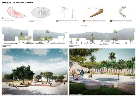 A Cidade do Comum, projeto vencedor do concurso Praça de Armas, Centro Cívico e Parque da Integração no Peru A Cidade do Comum, projeto vencedor do concurso Praça de Armas, Centro Cívico e Parque da Integração no Peru - Imagem 23 de 31