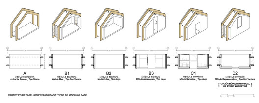Prefabricated Pavilion Prototype / Ayllón Paradela Deandrés Arquitectos + Xesta-Rasilla Arquitectos - Image 16 of 19