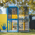 Pop-up Campus Installation – Infitity 6 / Crossboundaries - Exterior Photography, Facade