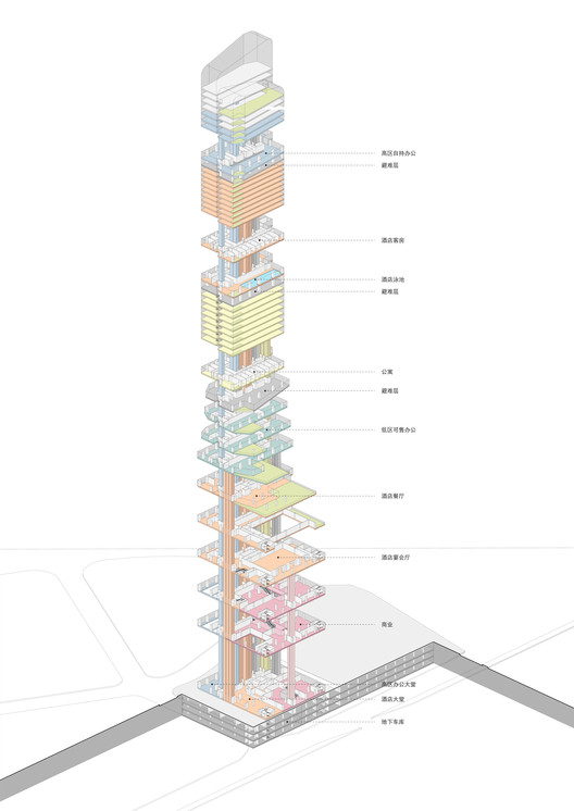 GWP Creates Fengsheng 101 Tower, a New Landmark in Guangzhou's Skyline GWP Creates Fengsheng 101 Tower, a New Landmark in Guangzhou's Skyline - Image 22 of 24