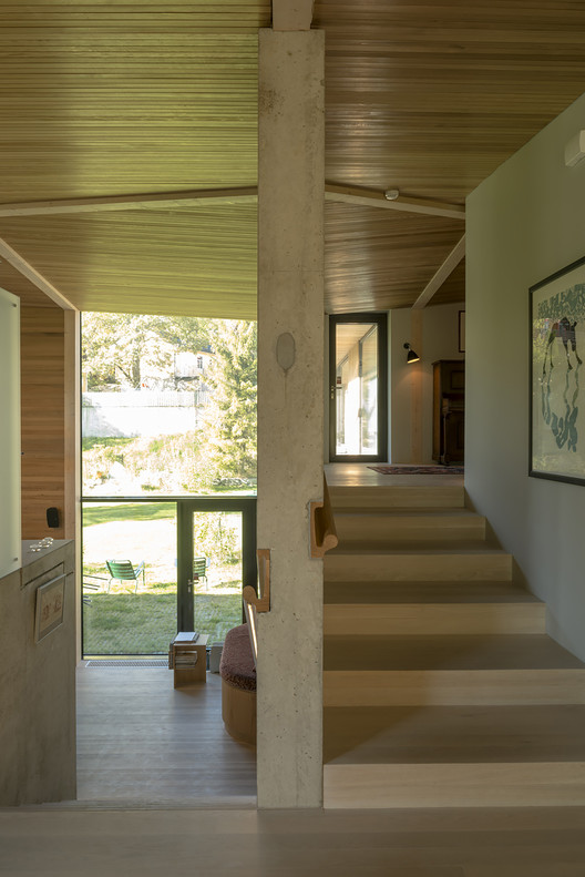 Bolig DoB House  / Lie Oyen arkitekter - Interior Photography, Wood, Stairs