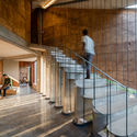 Shikhara House / Wallmakers - Interior Photography, Stairs, Beam, Handrail