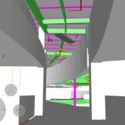 Hall in BIM. Image © Flansburgh Architects