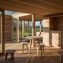 La Petite Maison / 2M26 - Table, Wood, Chair, Beam, Windows, Deck