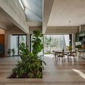 A House with Four Gardens / draftworks architects - Interior Photography, Houses, Facade, Table, Chair